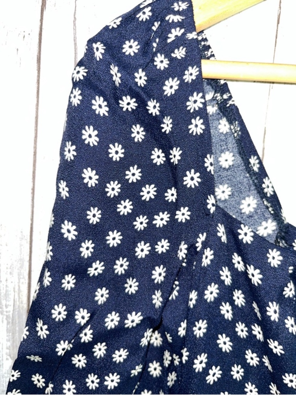 Reformation Peyton Dress Navy Polka Dot Midi Long Sleeve Square Neck Side Slit 4 - Picture 3 of 6